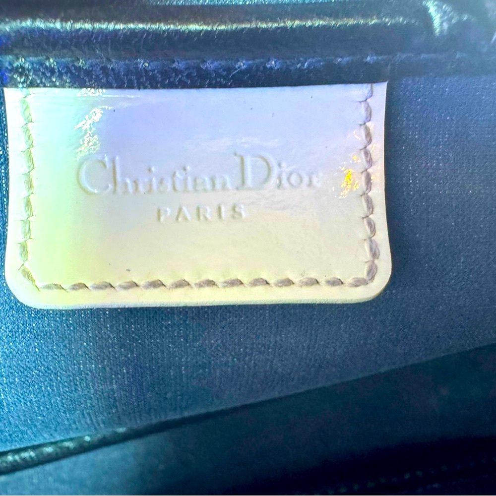 Dior Trotter Medium Bag Number 1 Navy Oblique Y2k Galliano Authentic Dior #1 - Picture 6 of 10
